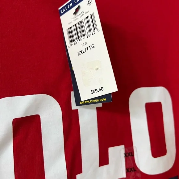 NWT Polo Ralph Lauren long sleeved tee Size XXL - Picture 3 of 4